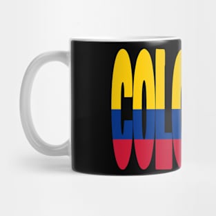 Columbia flag stencil Mug